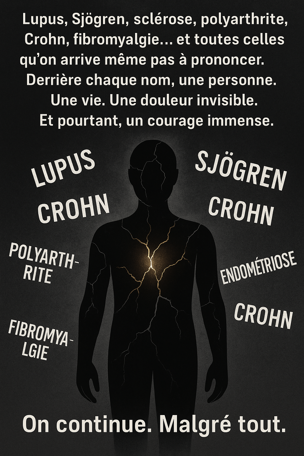 À vous qui vivez avec… et qu’on ne voit&nbsp;pas.