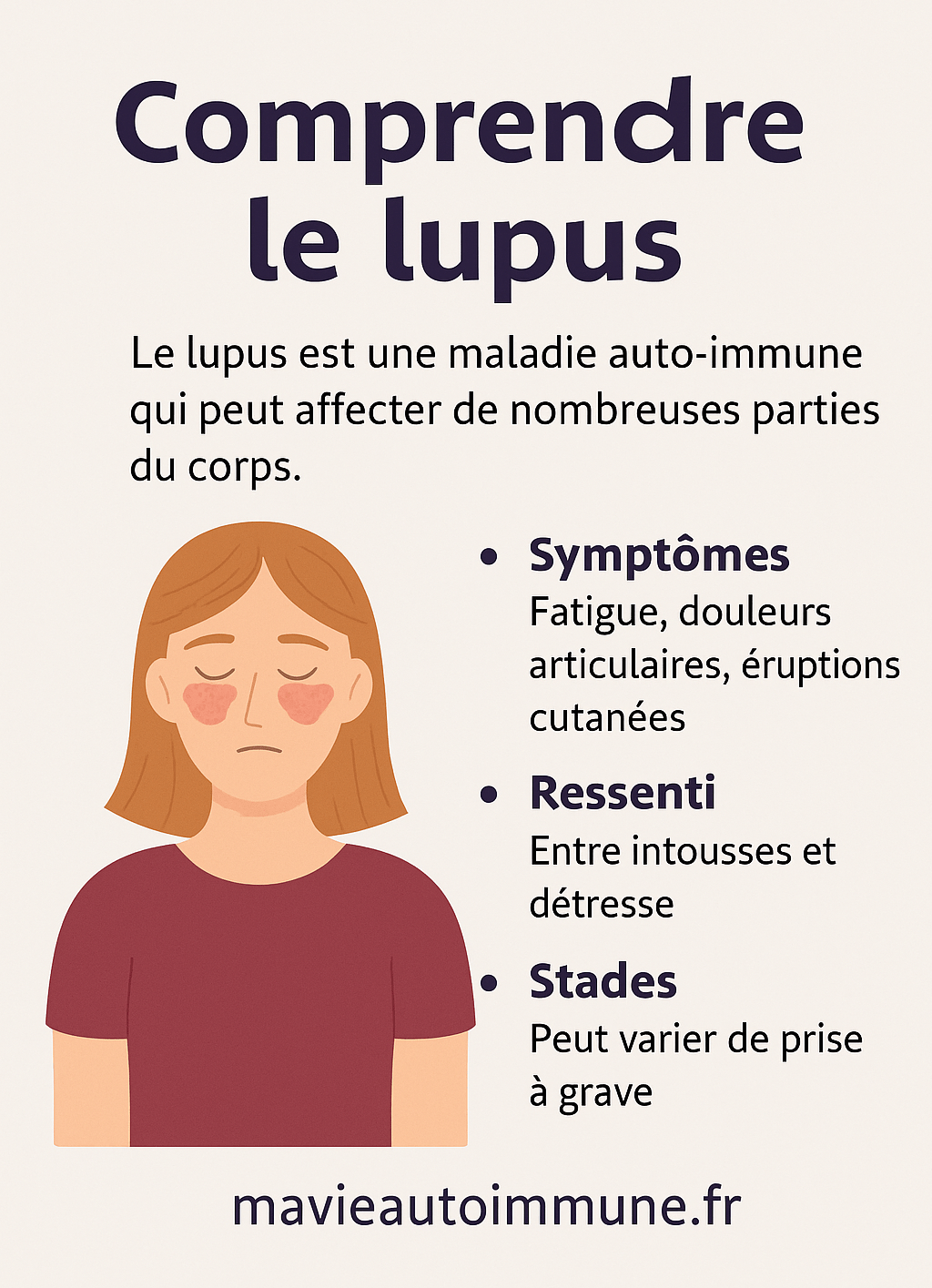 ✍️ Le lupus : symptômes, ressenti, stades… ce qu’on ne vous dit pas&nbsp;toujours