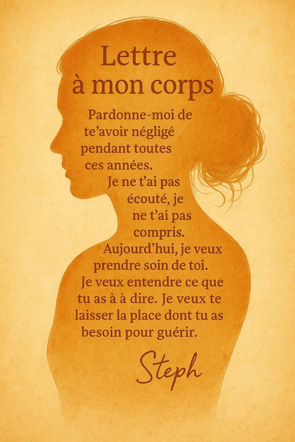 ✍️ Lettre à mon&nbsp;corps